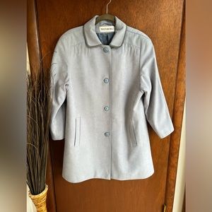 Vintage Weinberg Coat | Blue/Grey | Size Medium
